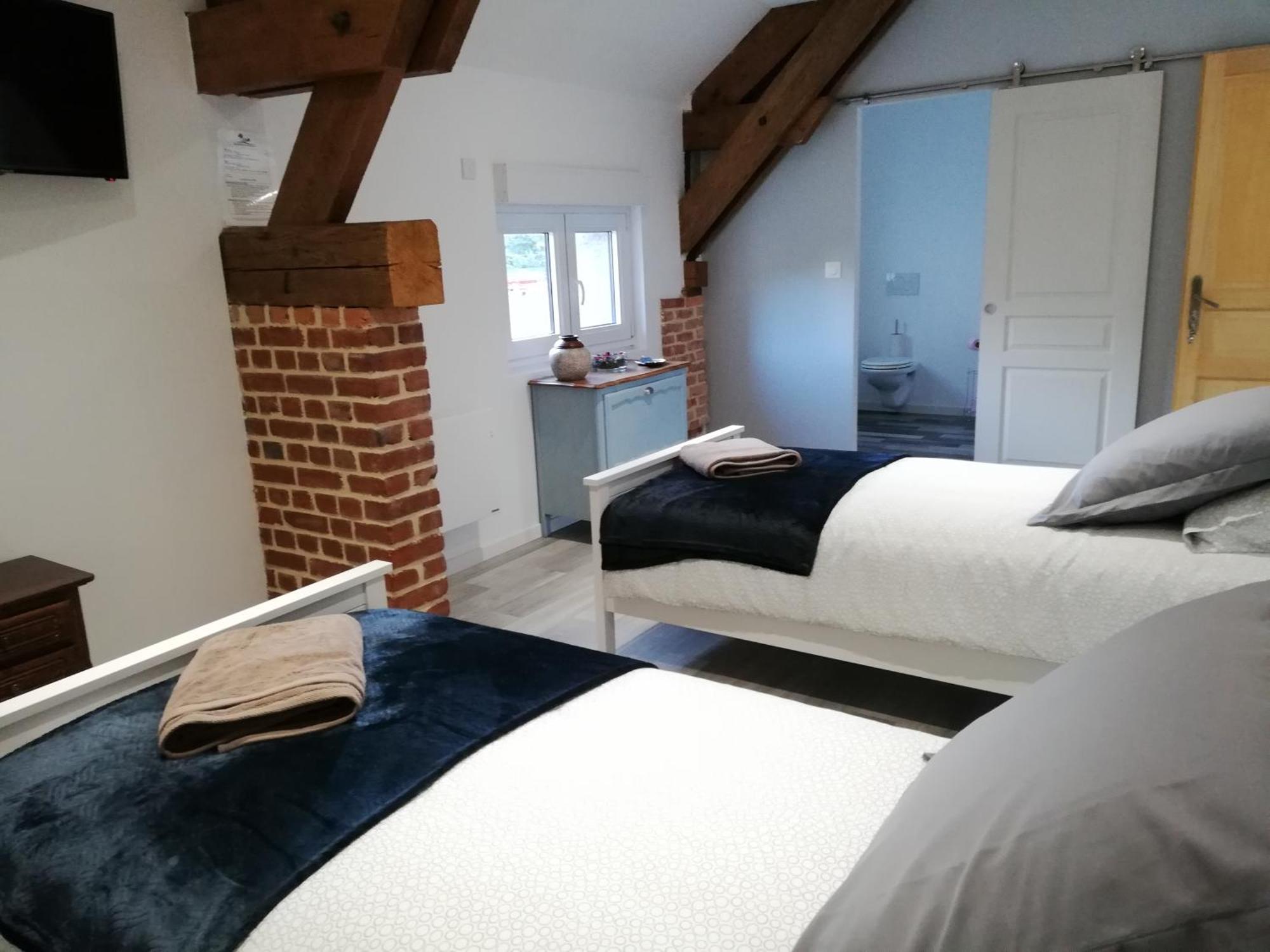 La Grange Du Bosquet Bed and Breakfast Honnecourt-sur-Escaut Værelse billede